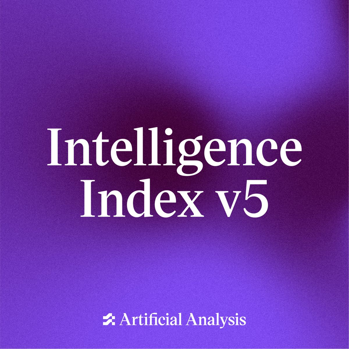 Artificial Analysis：Announcing Intelligence Index v5 官方配图