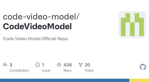Code Video Model 可控视频生成