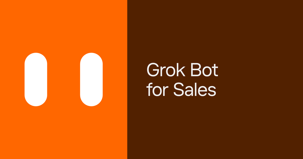 SpaceXSI / Grok Bot 官方社交卡片：Sales Shared Bots