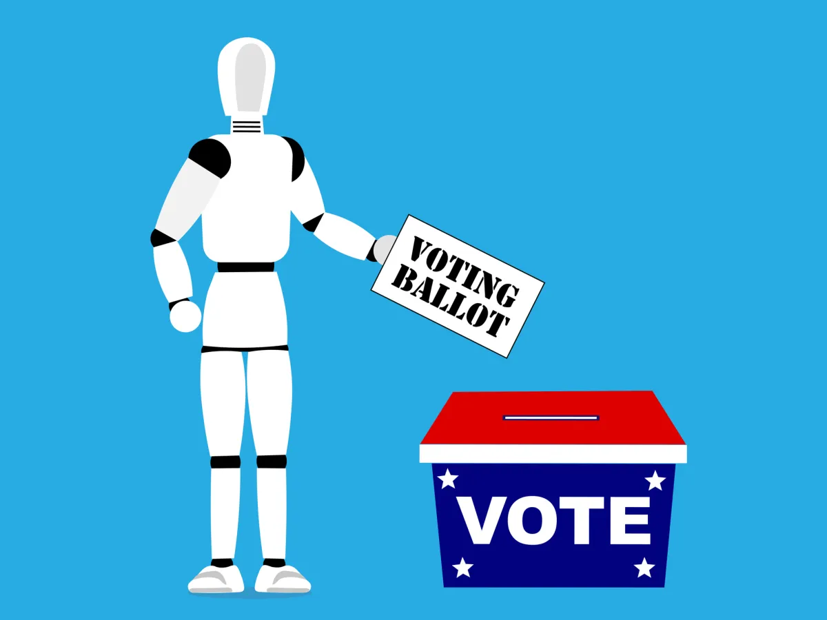 TechCrunch 配图：AI 与政治选举相关报道