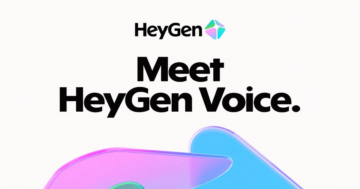 HeyGen Voice scene-aware TTS product card