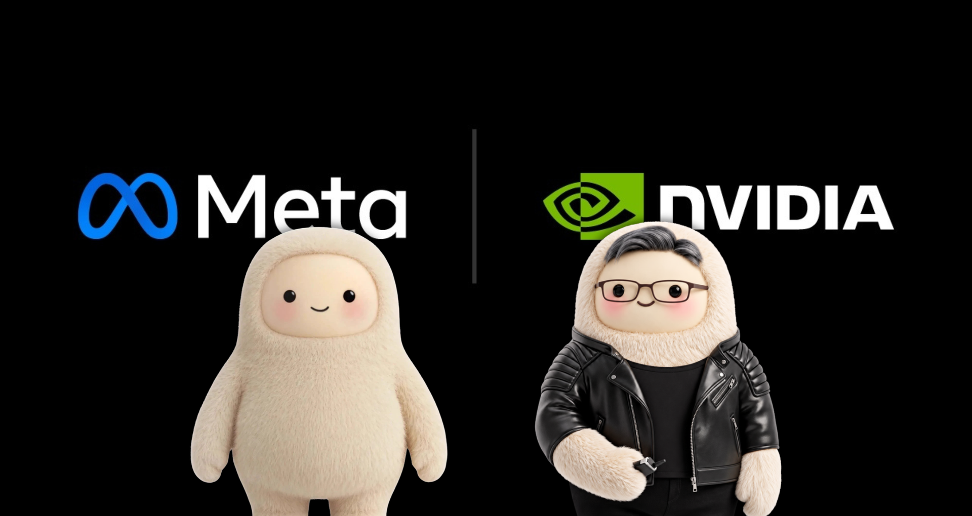 NVIDIA 官方社交卡片：Meta and NVIDIA