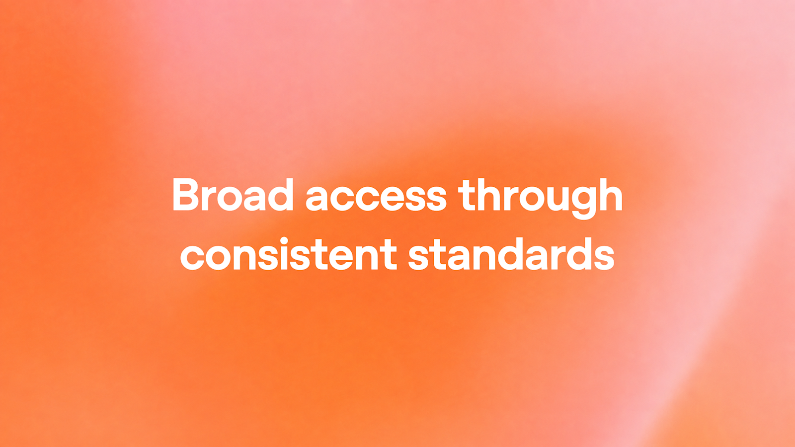 OpenAI 官方社交卡片：Broad access through consistent standards