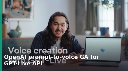 OpenAI prompt-to-voice generally available for all GPT-Live API customers