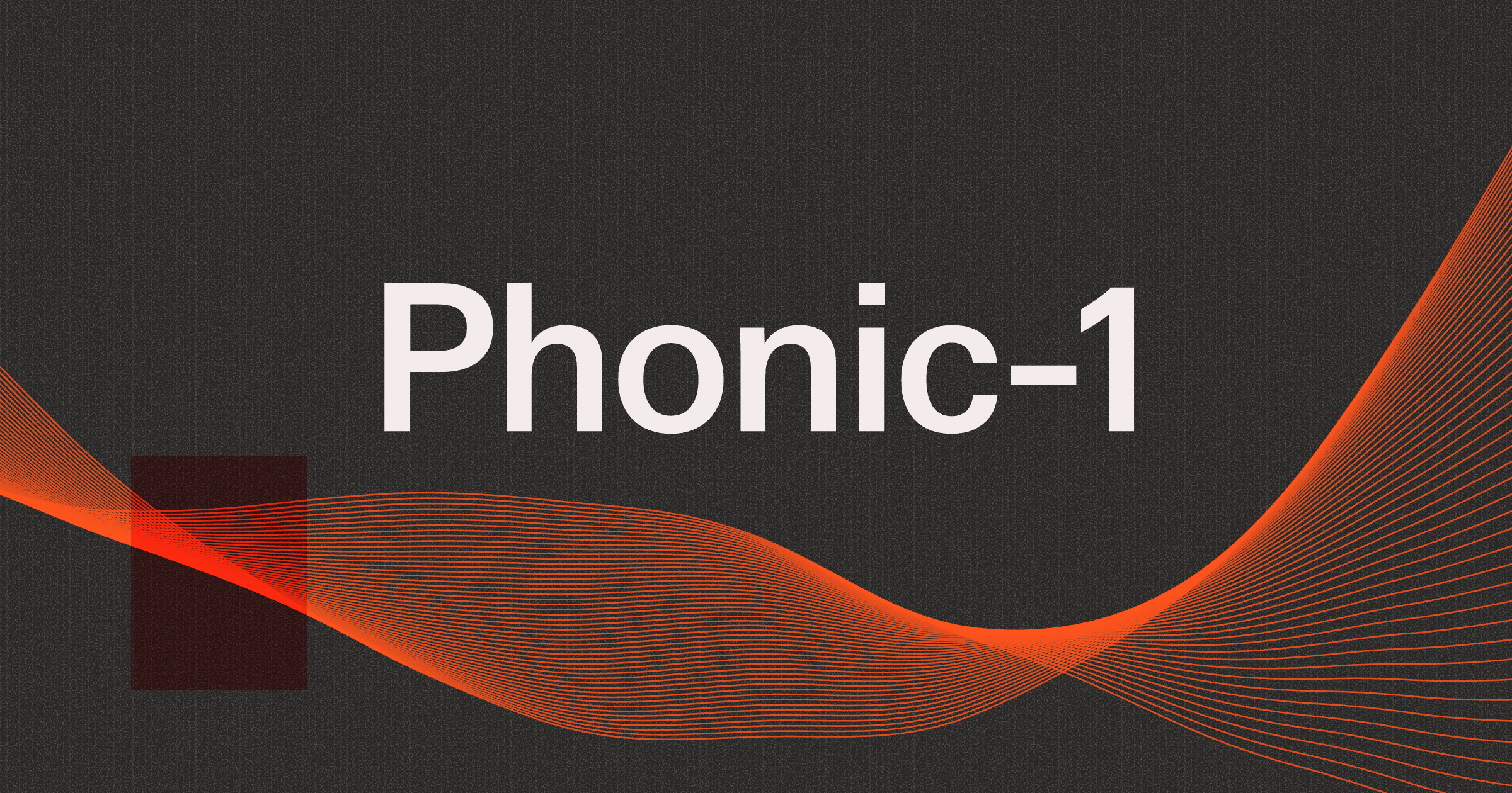 Phonic 官方社交卡片：Introducing Phonic-1