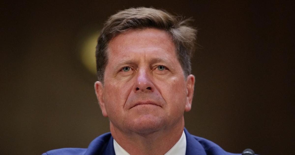 白宫 AI 工作组主席、国家情报总监 Jay Clayton 出席听证会（Nathan Howard/Reuters，Semafor 配图）
